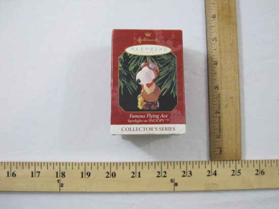 Famous Flying Ace Spotlight on SNOOPY Collector's Series Hallmark Keepsake Ornament, in original box