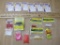 Lot of fishing supplies, quick sinker changers, egg replicas, yellow corn beads and more
