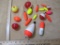 Lot of assorted Plastic and Foam Bobbers