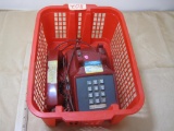 Red Push Button Push Button Telephone, Bell Systems by Western Electric