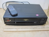 Sharp VCR with Remote