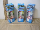 Lot of 3 Four Station Bird Seed Feeders, brand new in box