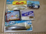 Six Packages of Rubber Baits