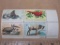 Block of 4 1972 8 cent Wildlife Conservation US postage stamps, #s 1464-1467