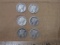 Lot of 6 Silver Mercury Dimes, including 1941-D (2), 1941-S and one clearly marked 1917. 14.1 g