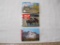 Lot of 3 small color South Dakota photo souvenir albums, Badlands, Black Hills' Wind Cave National