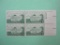 Block of 4 1958 3 cent Gunston Hall/Home of George Mason US postage stamps, #1108