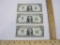 Three Series 1963 B Joseph W Barr Signed One Dollar Bills: G72551707I, G97798300H & J20148878C