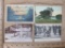 Four Vintage New Jersey Postcards including Lakewood, Paterson, Hackettstown and Union Hill