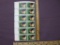 Block of 12 1973 8 cent George Gershwin US postage stamps, #1484