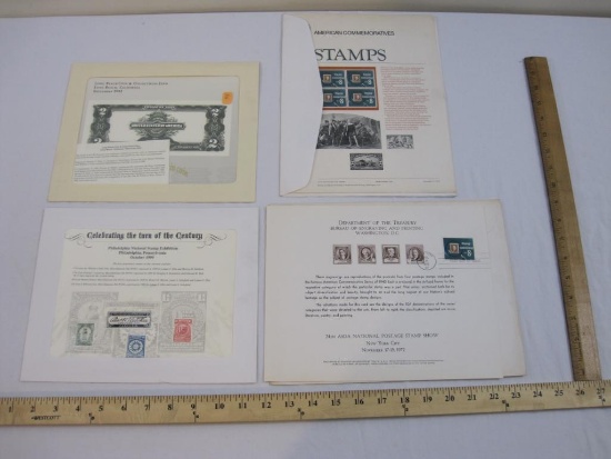 Bureau of Engraving and Printing Commemorative printed Stamps and Stamp plates, inlcudes Long Beach