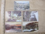 5 Vintage Ceylon Postcards