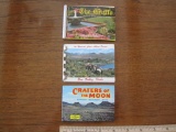 Lot of 2 small color Idaho souvenir photo booklets (Craters of the Moon National Monument and Sun