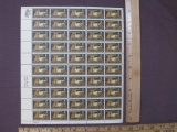 Sheet of 50 1972 8 cent Pharmacy US postage stamps, #1473