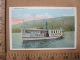 Vintage Greenwood Lake NY Arlington Ferry Boat Postcard