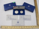 1986-S United States Mint Liberty Coins Proof Set, 1986 Liberty Silver Dollar (.900 fine silver .86