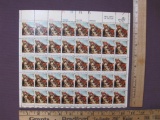 Sheet of 40 1975 10 cent Bunker Hill, US Bicentennial US postage stamps, #1564