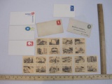 1970s Pre-stamped Envelopes including Transpo 1972, 1926 Sesquecentennial Exposition 2-cent Envelope
