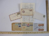 Lot of Assorted Airmail including 1930s including love letter with Canal Zone Postage