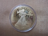 American Mint replica 1933 Gold Double Eagle Proof, layered in 24K gold, 32 g