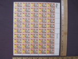 Sheet of 50 1980 13 cent 50th Anniversary of Talking Pictures US Postage Stamps, #1727