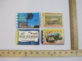 Lot of 4 Souvenir Folders including Virginia City Nevada, Scenic Lincoln Highway, Carmel-by-the-Sea