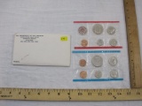 2-1972 Uncirculated Coin Sets, 1 with D Mint Mark, The Department of the Treasury United States