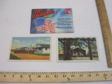 Lot of Fort Leonard Wood Missouri Military Postcards including Postmarked Souvenir Postcard Booklet