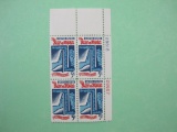 Block of 4 1966 5 cent 175th Aniversary The Bill of Rights US postage stamps, #1312