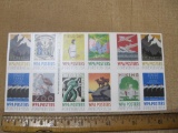 Book of 20 2017 WPA Posters US Forever Stamps, #s5180-89