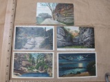 Lot of 5 Vintage Illinois Postcards including Illinois State Park and more