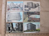 Lot of 6 Vintage Postcards from Pittsburgh Pennsylvania, most with early 1900s postmarks