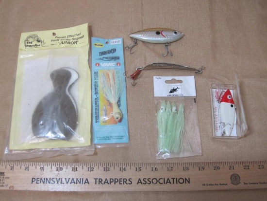 Six Packages of Fishing Lures