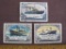 Lot of 3 canceled 1977 Soviet Union icbreaker ship postage stamps depicting: the Siberia; the