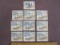 Lot of 10 1972 Blocks of four 2 cent National Parks Centennial US postage stamps, #s1448-1451