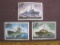 Lot of 3 canceled 1982 Russia/Soviet Union WWII Navy Warships/Submarines, Scott #s 5085, 5086 and