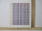 Full Sheet of 50 1949 10-cent Universal Postal Union US Postage Air Mail Stamps, Scott #C42