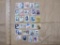 Lot of 36 canceled 1960s Noyta CCCP Russia postage stamps.