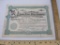 Vintage Emma Silver Mines Company Stock Certificate, 200 Shares, August 1919