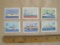 Lot of 6 Soviet Union postage stamps, featuring ships.