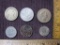 Lot of foreign coins from countries incuding Portugal (1928), Luxembourg (1962), Magyar