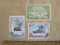 Lot of 2 1976 Soviet Union stamps depicting ships, plus one Noytobar Mapka postage stamps.