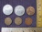 Lot of 6 coins from Ireland, 1971 to 1980