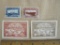 Lot of 2 Noytobar Mapka postage stamps plus 2 1949 Russia river tugboat and motorship.