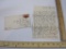 1899 Letter and Postmarked Envelope