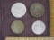 Four coins from Italy, 1926, 1942, 1953, 1956