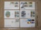 Lot of 6 First Day of Issue Stamps from 1972-1982 including National Parks Centennial, Coral Reefs
