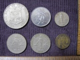 Lot of 6 Philippines coins, dated from 1960 through 1994