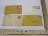 Lot of Postmarked Stamps and Envelopes from 1800s