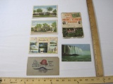 Lot of Vintage Postcards including The Gay Nineties Mustache (with faux mustache), Greetings from